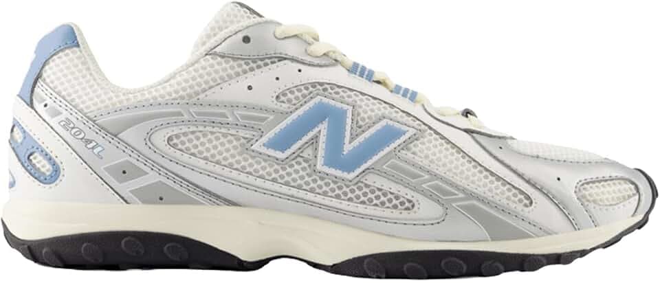 New Balance 204L Unisex Sneakers, Blue Metallic Silver, 7.5 US Women/6 US Men