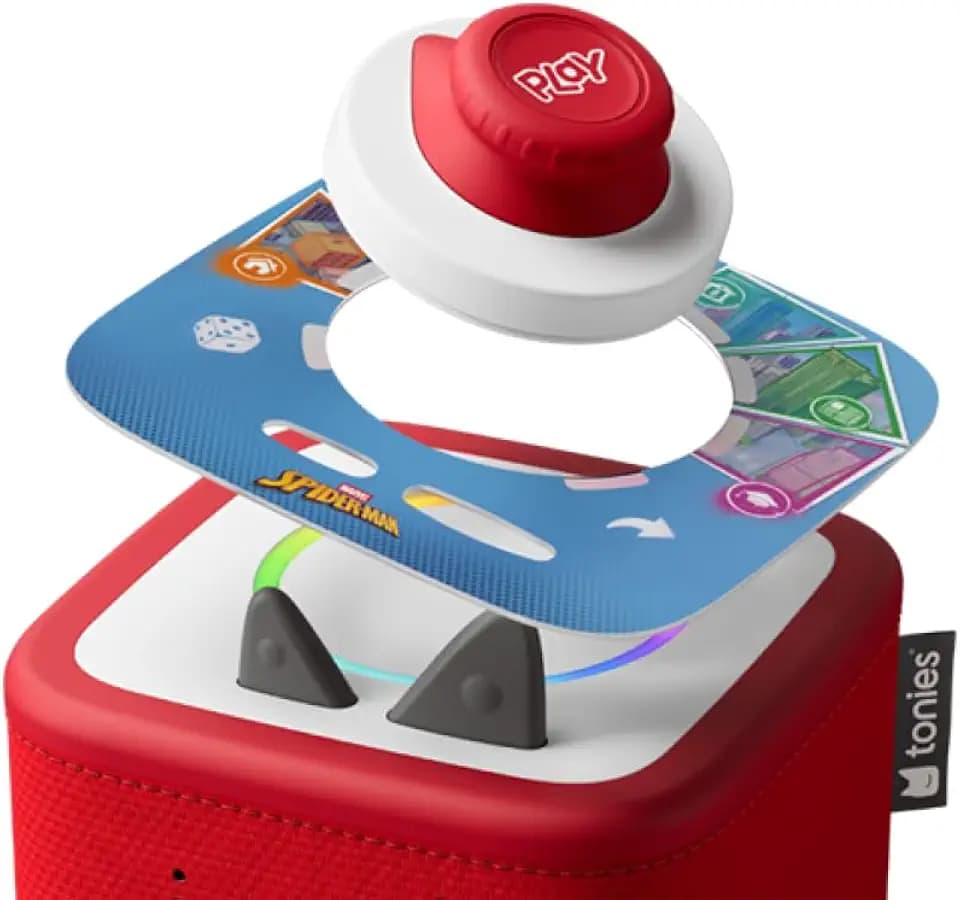 tonies Tonieplay für Toniebox, Marvel Spider-Man – Helden der Nachbarschaft (Tonieplay Game M), Interaktives Brettspiel für Kinder ab 7 Jahren, Spielzeit ca. 55 Minuten