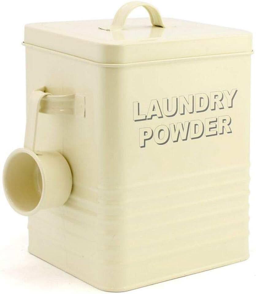 Lesser & Pavey 24 cm Home Sweet Home Laundry Powder Box, cremefarben