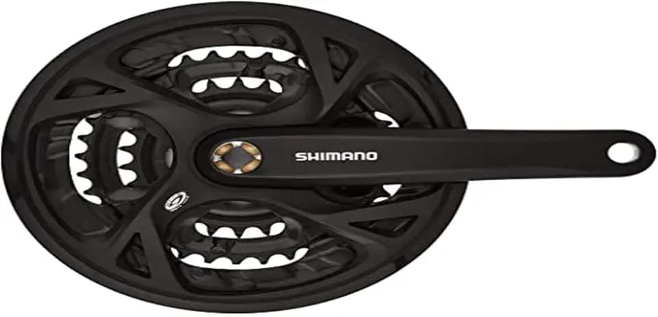 Shimano FC-M371 Kurbelgarnitur Trekking Quadrat 9 Gang 48-36-26 Zähne schwarz 2020 Kurbelgarnituren Mountainbike