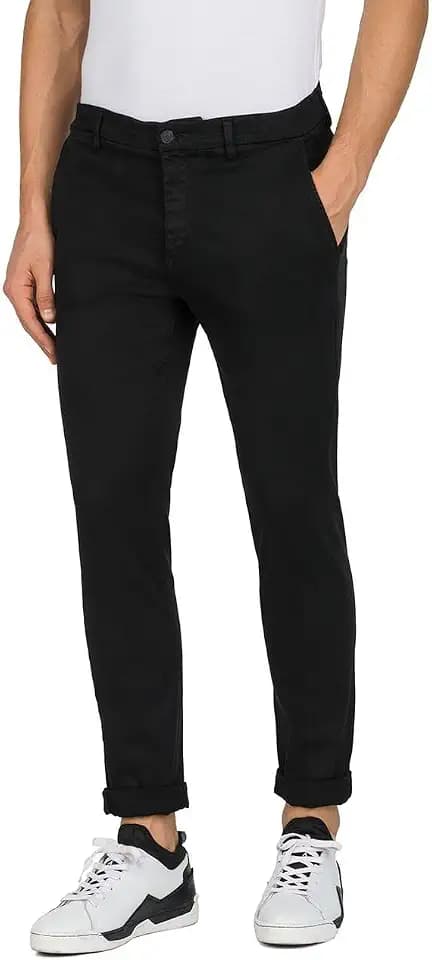 Replay Herren Jeans Anbass Slim-Fit mit Power Stretch