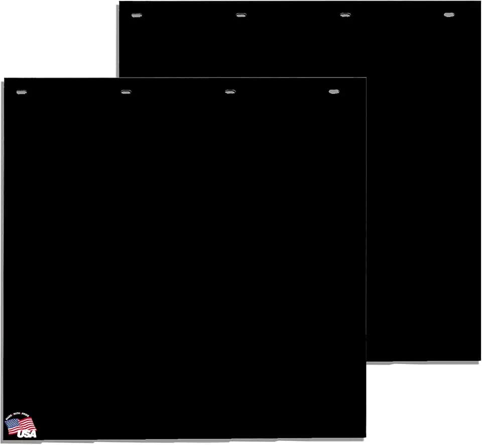 Buyers Products RC24PPB 24 x 24 Inch Black Polymer Mud Flaps, 2 Pack