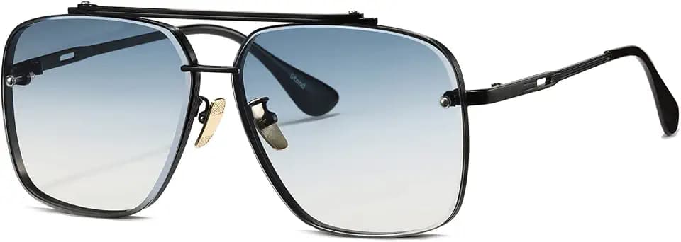 Gtand Oversized Square Aviator Sunglasses For Men Women Gradient Shades