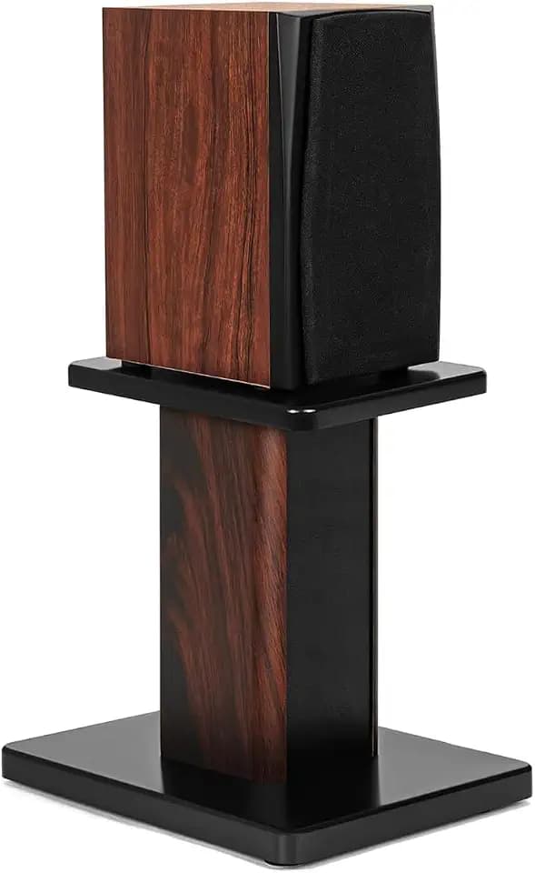 Lautsprecherständer 30 cm (12 Zoll) aus Holz 1er-Set sandbefüllbarem Design