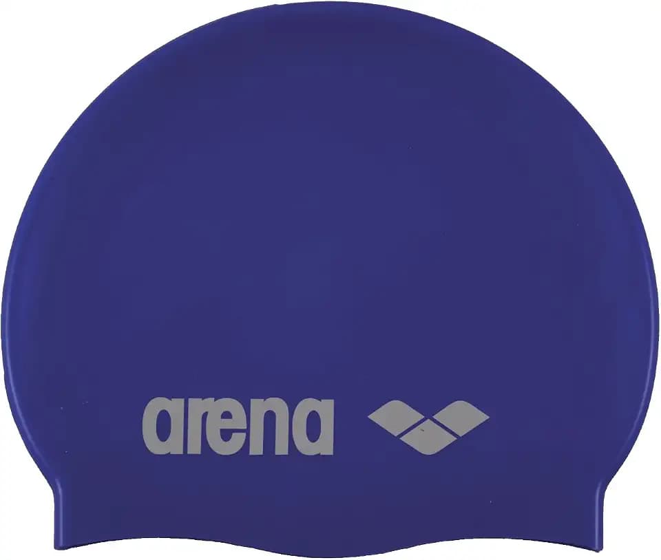 arena Classic Unisex Silikon-Badekappe, Schwimmkappe für Frauen und Männer, Badekappe mit Verstärktem Rand, Weiche und Strapazierfähige Schwimmkappe