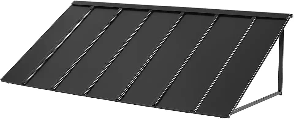 VEVOR Fixed Metal Awning 80 x 36 in Heavy-Duty Window Awning Door Canopy