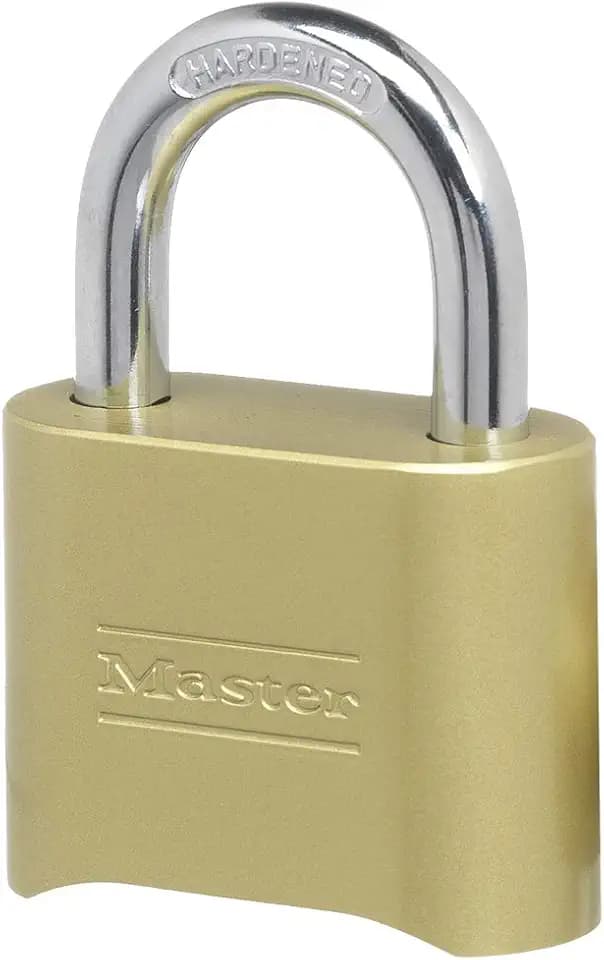 Master Lock 175 Set Your Own Zahlenschloss, Messing-Finish