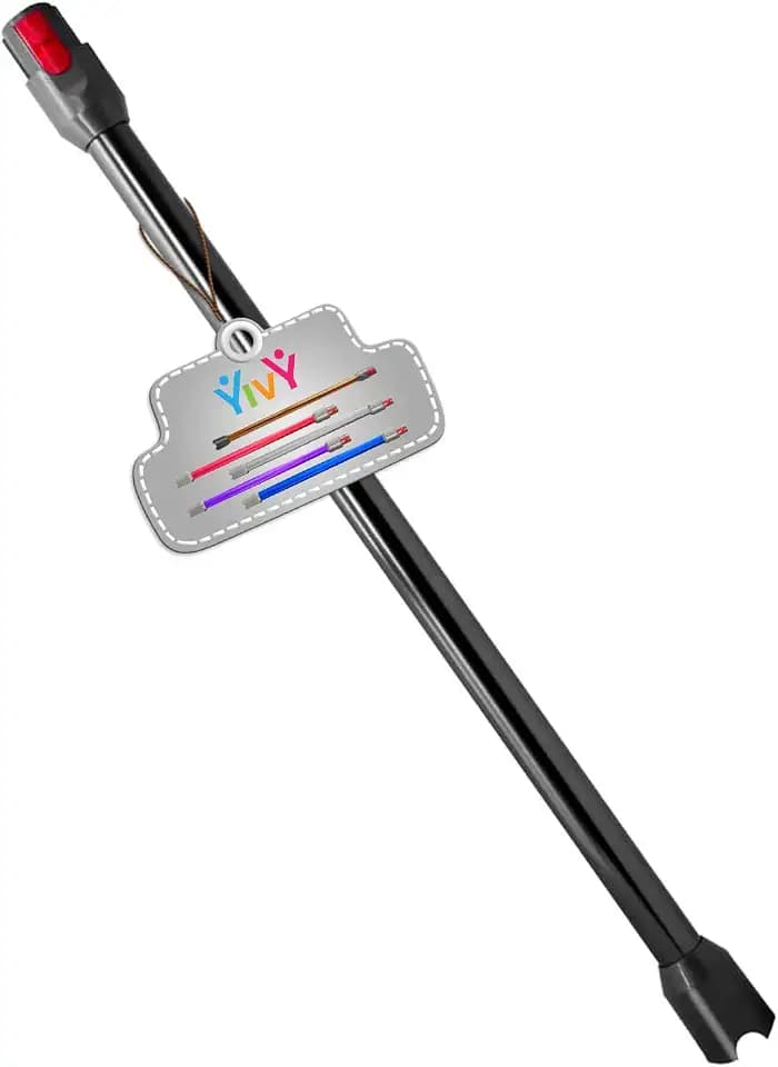 Schnellspanner Ersatzstab für Dyson V10 Digital Slim/ V12 Detect Slim/ V15 Slim Akku-Stick Staubsauger, Verlängerungsstab für Staubsaugeraufsätze（grau）