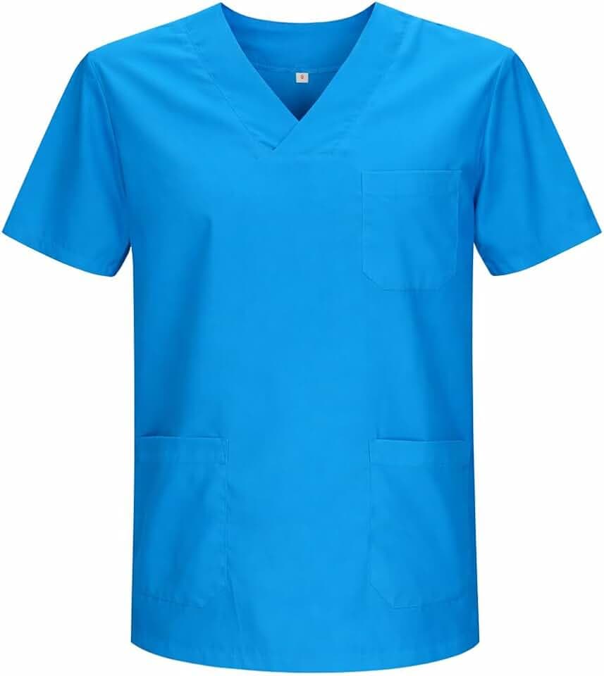 MISEMIYA Unisex-Kasack für Medizin, Krankenschwestern, Uniform, Reinigung, Arbeit, Ästhetik, Zahnarzt, Tierärzt, Gastronomie - 817