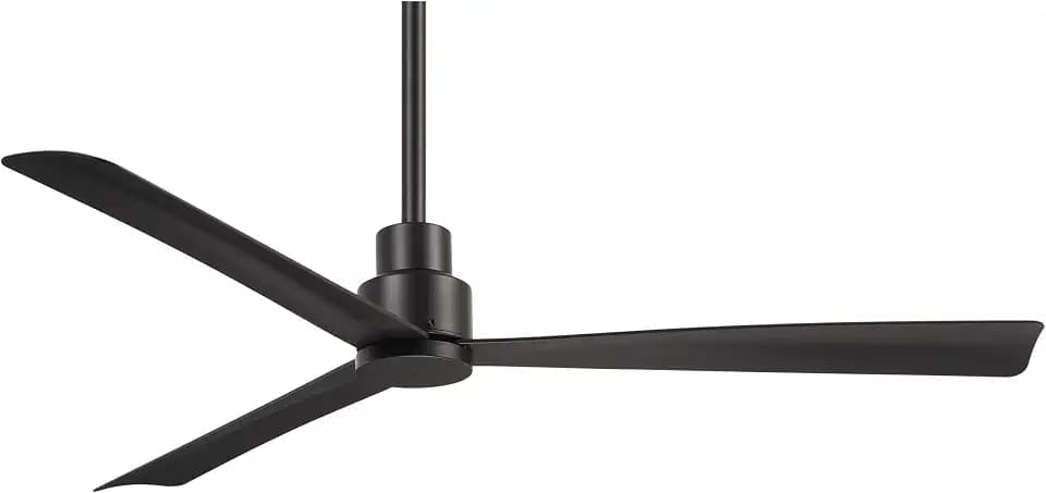 Minka-Aire F787-CL Simple 52 Inch Outdoor 3 Blade Ceiling Fan with DC Motor in Coal Finish