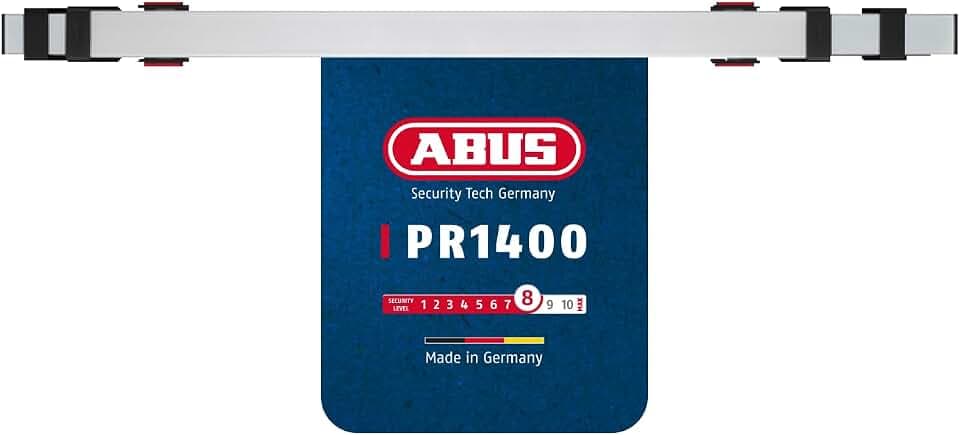 ABUS Panzerriegel PR1400 - Einbruchschutz für Nebentüren, ohne Zylinder