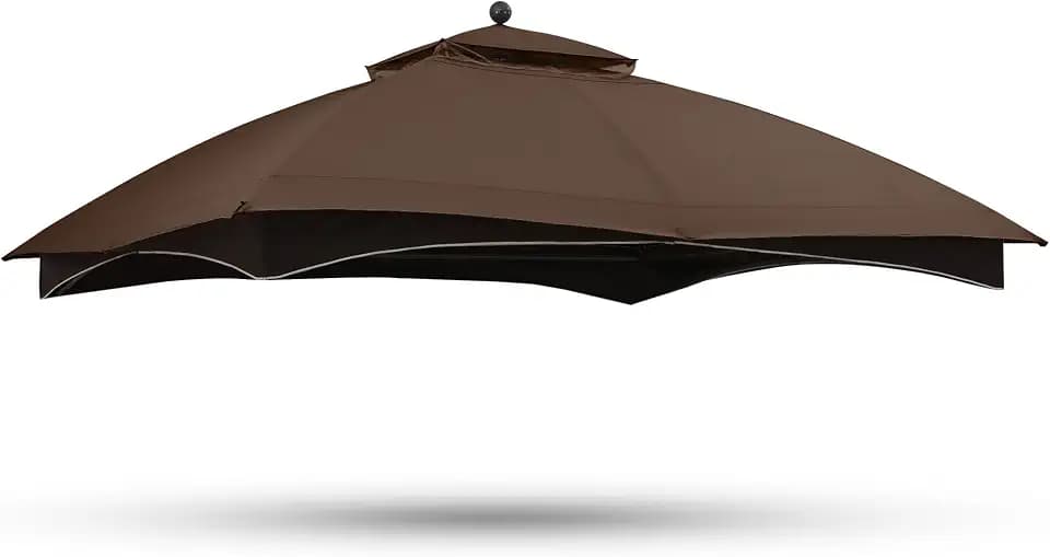 ABCCANOPY Gazebo Replacement Canopy for #GF-12S004B-1, New Brown