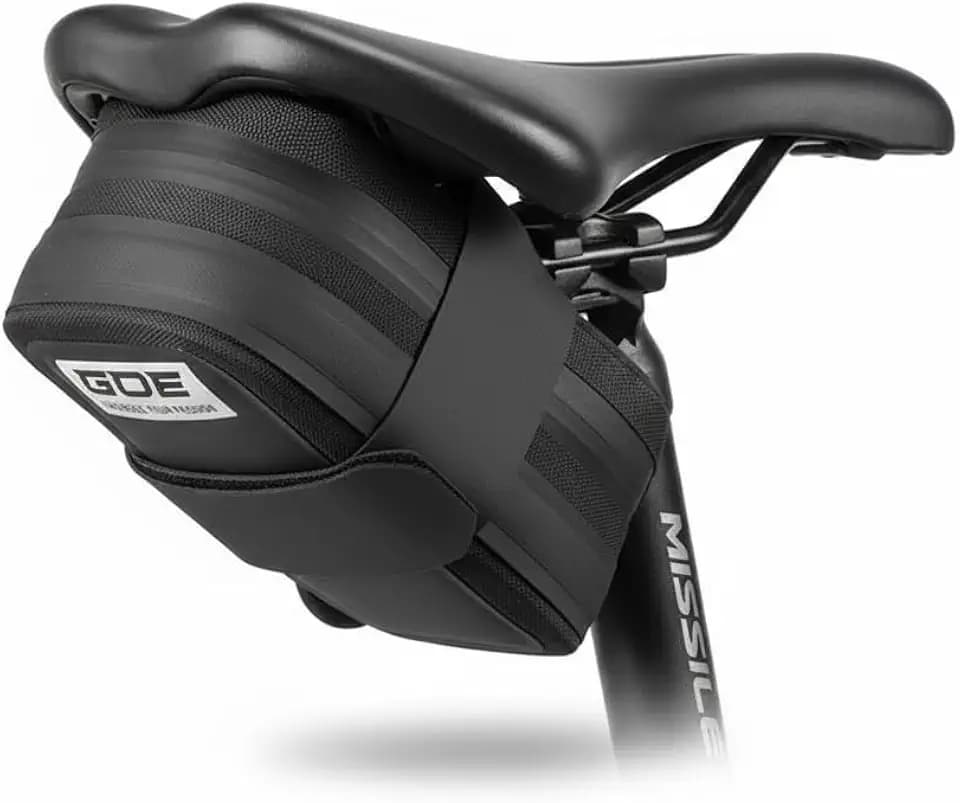 Bike Saddle Bag, Waterproof Bicycle Bag, Strap-On Cycling Bag for all our essentials, Portable Under Seat Bag for Mountain Road Bikes