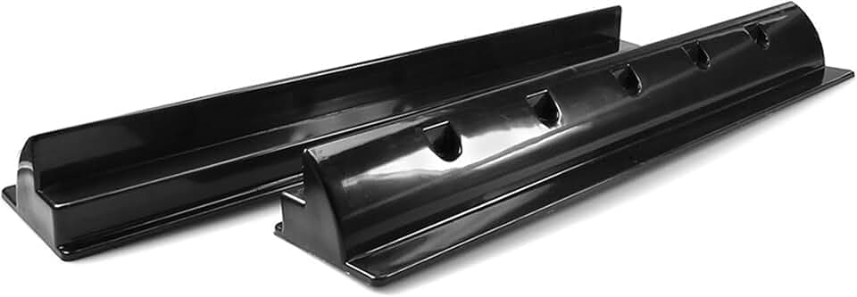 Offgridtec 2 Stk. Spoiler Solar Dachhalterung (55 × 8,9 × 6,5 cm) (schwarz)