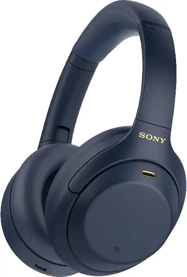 Sony WH-1000XM4 kabellose Bluetooth Noise Cancelling Kopfhörer (30h Akku, Touch Sensor, Schnellladefunktion, optimiert für Amazon Alexa, Headset mit Mikrofon) Midnight Blue