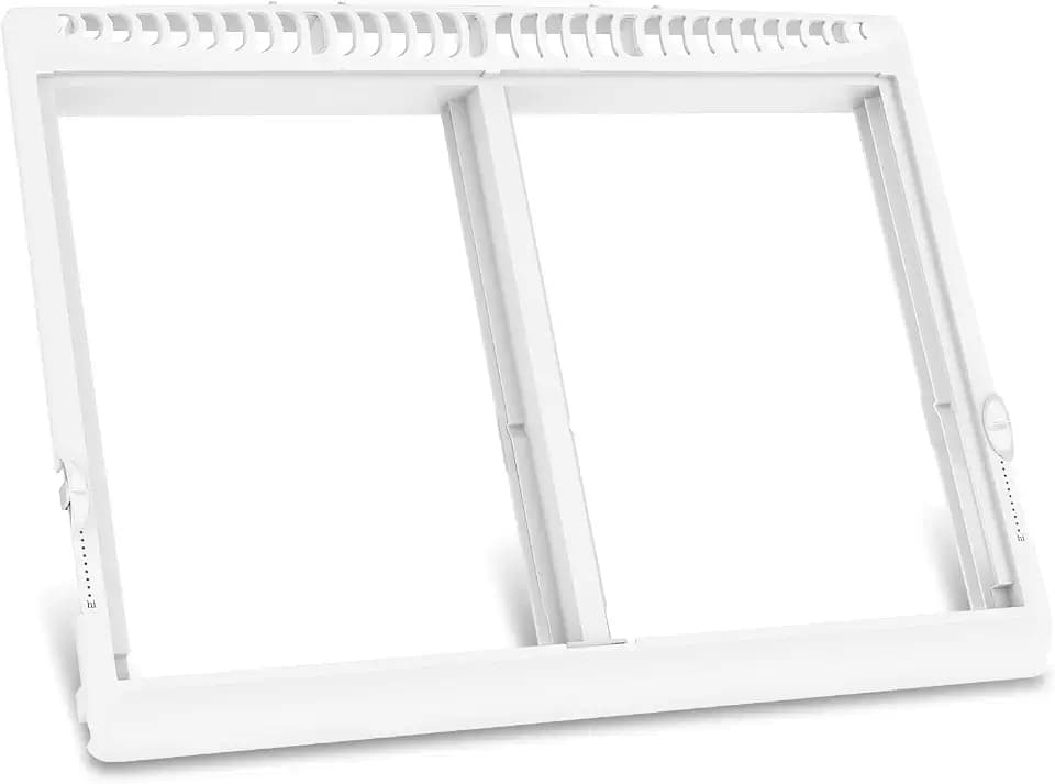 UPGRADED 240364787 Refrigerator Crisper Drawer Cover Frame Compatible with Frigidaire Crisper Drawer Replacement, Crisper Pan Cover Unit AP4432913, 240364794, FFTR1821TS0, FFTR1814TWB Crisper Drawer