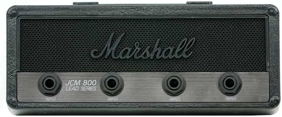 Marshall Stealth Jack Rack zur Wandmontage inkl. 4 Gitarrenstecker-Schlüsselanhänger und 1 Wandmontage-Set Einfache Installation