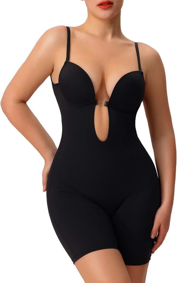 Slimers Damen Shapewear Bodys 0062 Shapewear Ganzkörper-Body