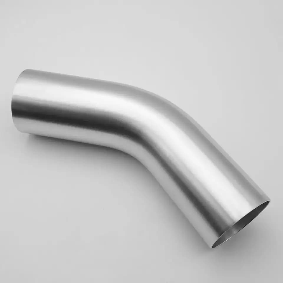 AC PERFORMANCE 3.5" 45° Degree Aluminum Elbow Intercooler Air Intake Tube