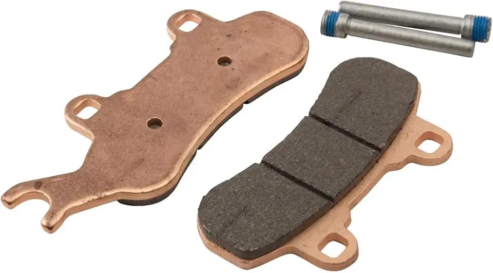 Tusk Rear Left Brake Pad - Sintered Metal Compatible with Can-Am Maverick X3 DS Turbo 64 Inch 2021-2025/X3 X RS Turbo RR 72 Inch 2017-2024, Defender HD10 2016-2019, HD9/HD7 2022-2026