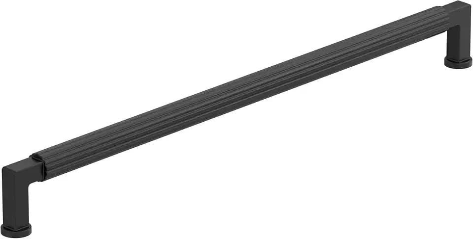 Amerock 12-5/8" Ballard Matte Black Drawer Pull