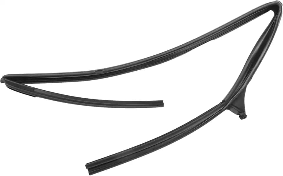 Motoforti Door Window Run Channel Seal, Weatherstrip Glassrun Channel Seal Strip, for Nissan Frontier 1997-2004, Rubber, Front Left, No.808312S400, Black, 1 Pc