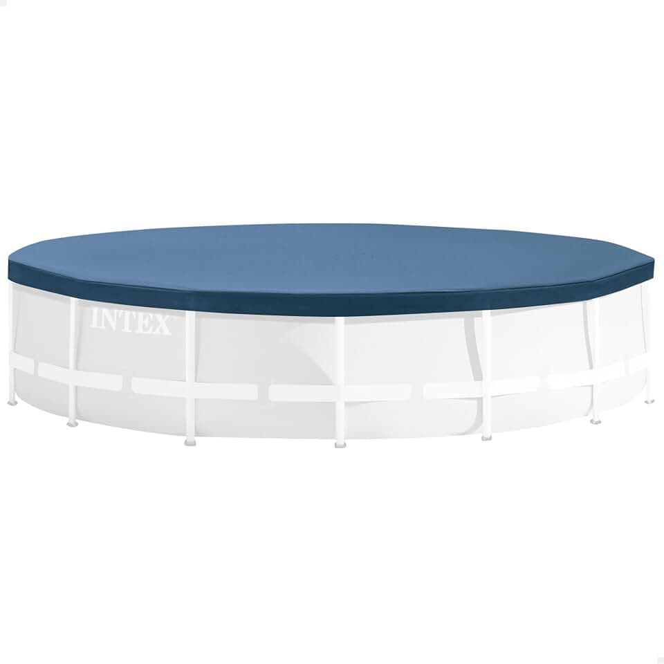 INTEX Poolabdeckung rund Ø 366 cm für Prism Frame Pools, Winterabdeckplane Sommerabdeckplane (28031)