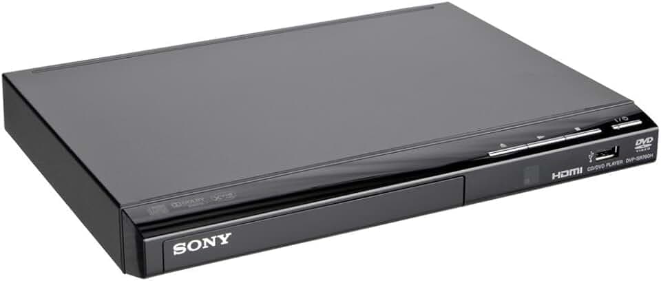 Sony DVP-SR760H DVD-Player/CD-Player (HDMI, 1080p-Upscaling, USB-Eingang, Xvid-Wiedergabe, Dolby Digital) schwarz