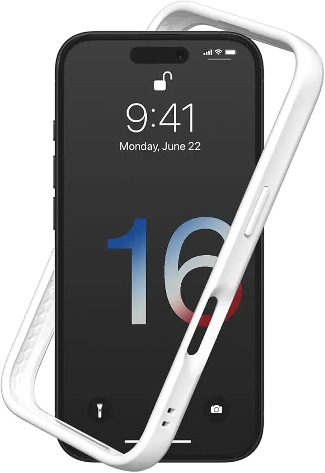 RhinoShield Mod NX Bumper Phone Case for iPhone 16 White
