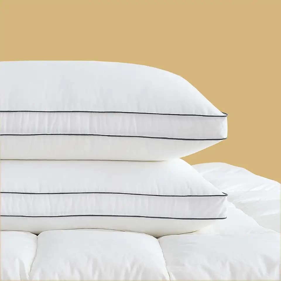 Goose Down Pillows for Neck Pain, Soft Down Pillow