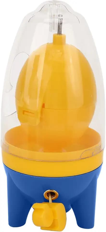 Eierschleuder, Handbetriebener Eiweiß- und Eigelb-Drehmischer, Tragbarer Goldener Eiermacher, Manueller Goldener Eierschüttler, Eierhomogenisator, Eier-Scrambler für die Herstellung von(Blau)