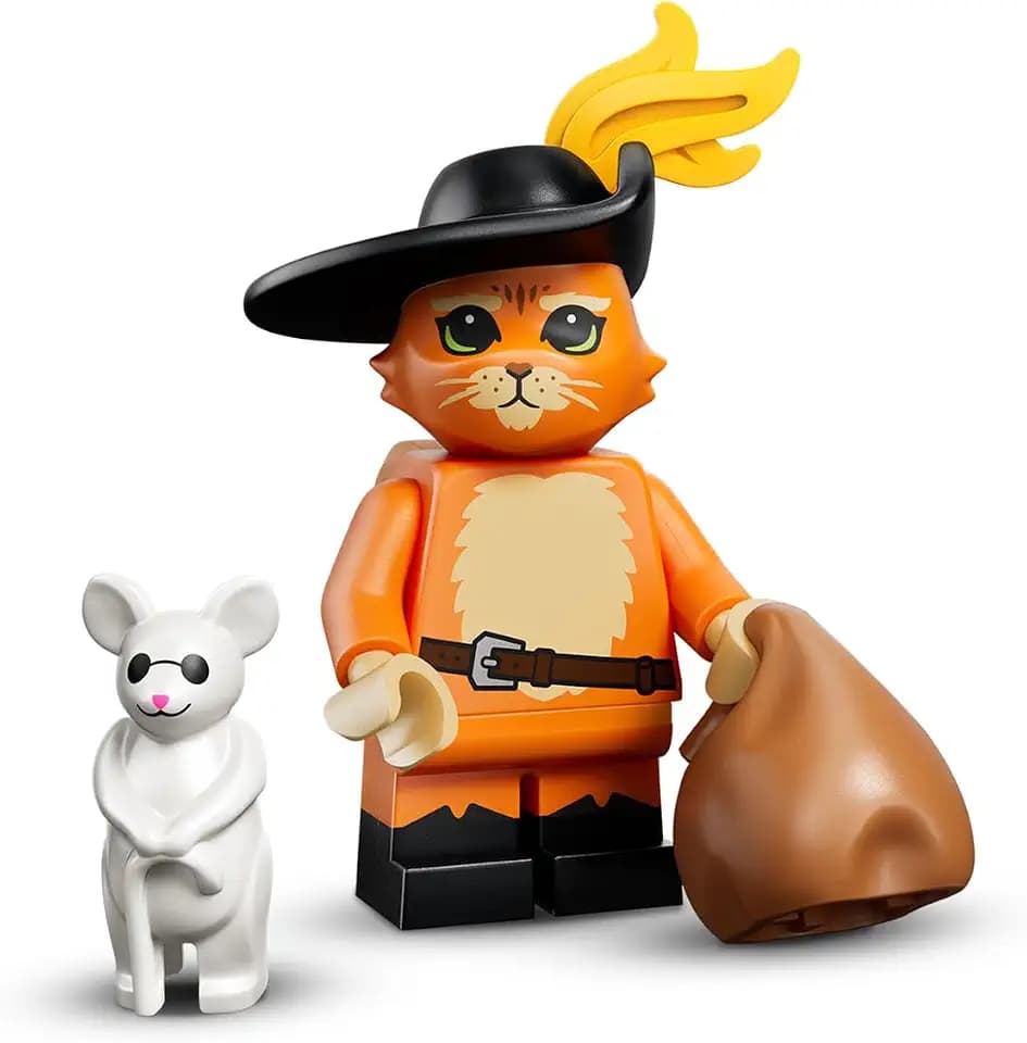 LEGO Shrek Minifiguren Serie - Gestiefelte Kater Figur, einzelne Minifigur