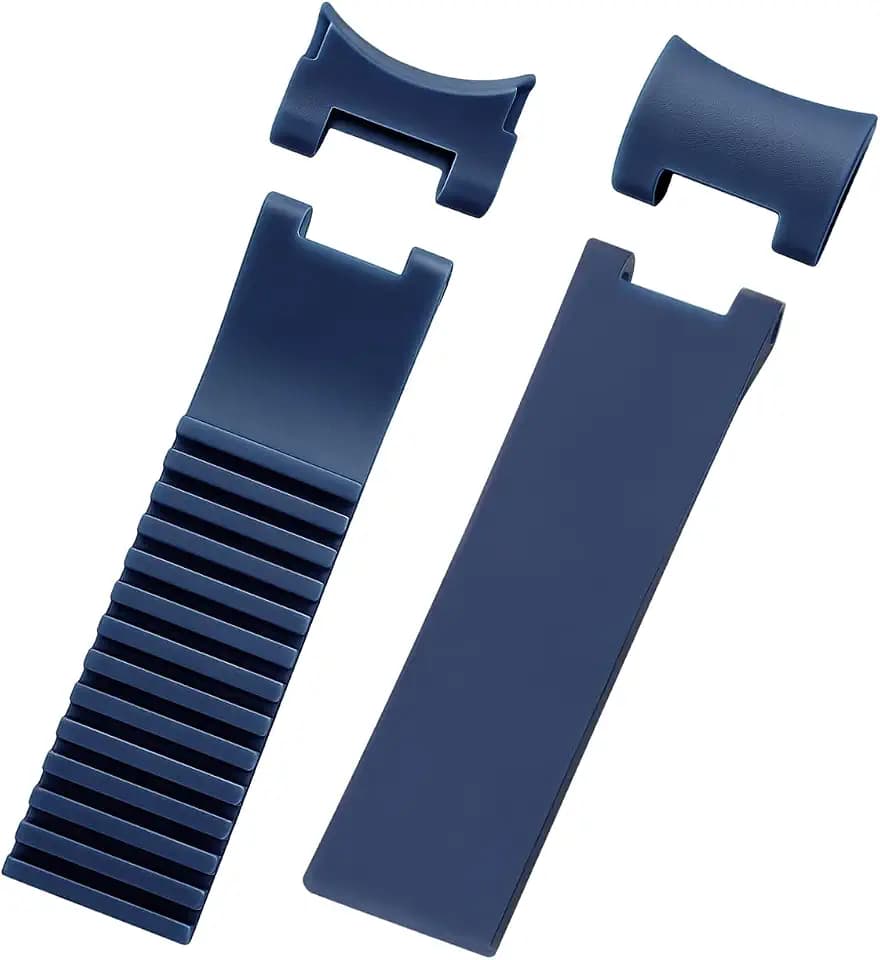 Silicone Rubber Diver Band Strap Replacement For Ulysse Nardin Marine Watch 22mm