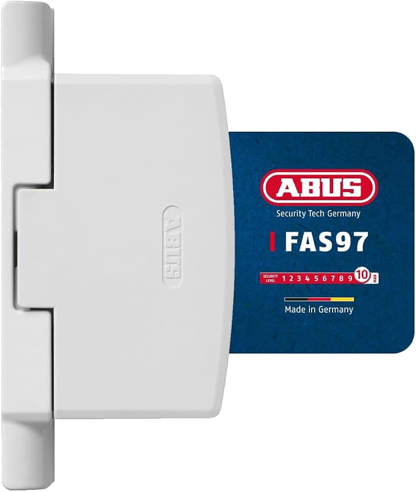 ABUS Fenstersicherung FAS97 - Scharnierseite, schlüssellos, weiß