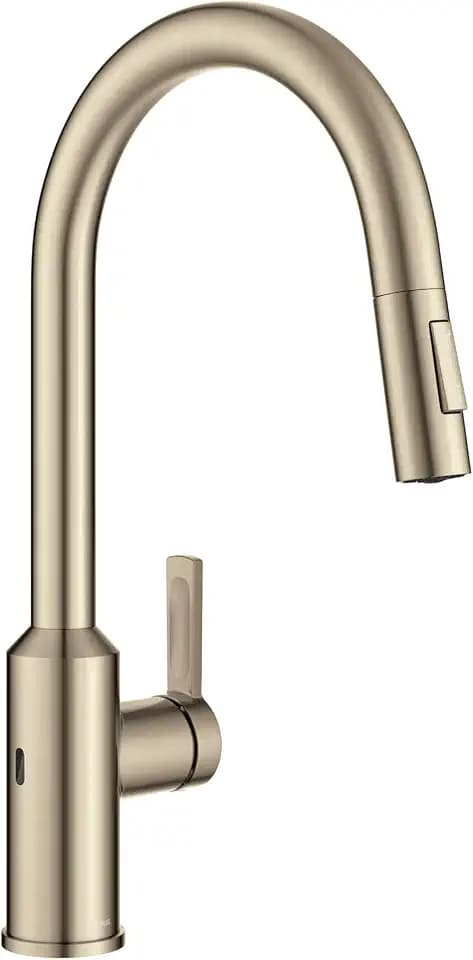 KRAUS Champagne Bronze Touchless Pull Down Kitchen Faucet KSF-2830SFACB