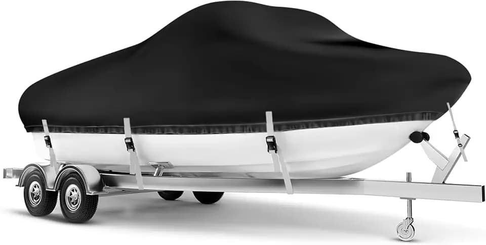 Boat Cover 26-28 ft, Waterproof 1200D Heavy Duty Boat Cover