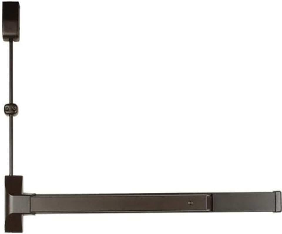 Copper Creek V9560F-LBR-DB-48 Fire Rated Grade 1 Vertical Rod Exit 48-Inch Less Bottom Rod Dura, Bronze, 4-Pack