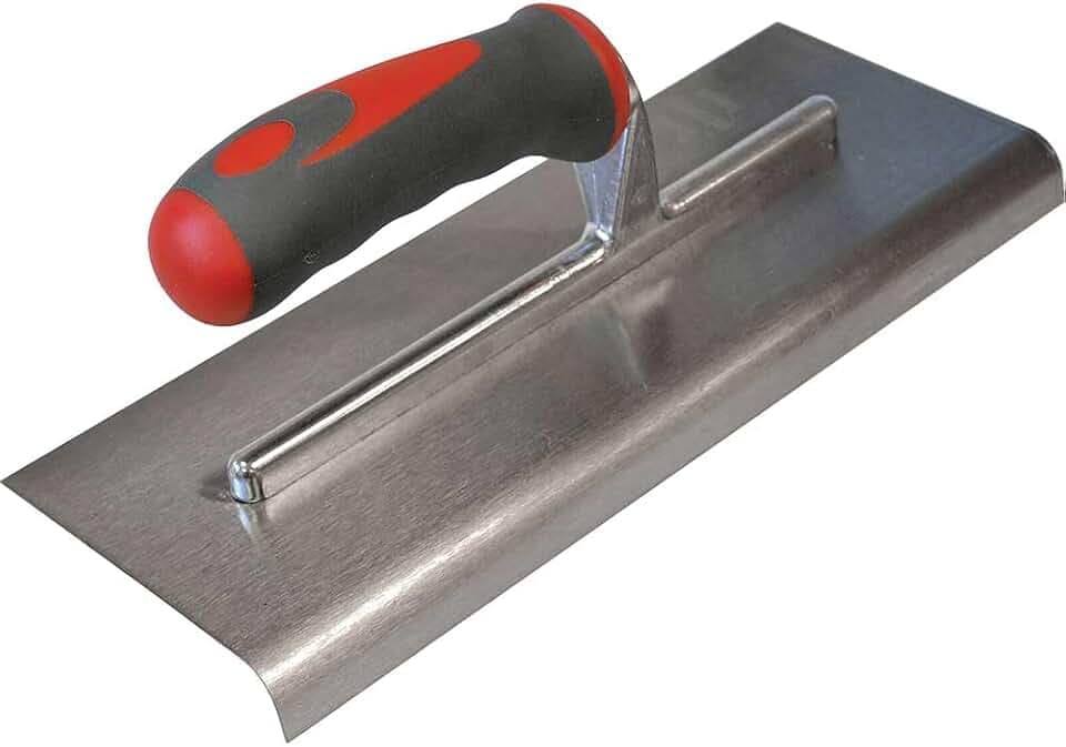 Faithfull Edging Trowel Soft Grip Handle 11 x 4.3/4in