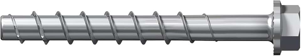 fischer UltraCut FBS II 8x90 40/25 US TX, leistungsstarke Betonschraube (50 Stk.), Schraube für den Innenbereich, Sechskantschraube zur sicheren Befestigung in Beton & Mauerwerk, Grau