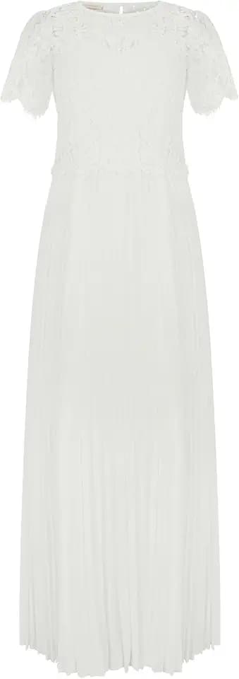 APART Fashion Damen Abendkleid mit Spitzenjacke Abendkleid
