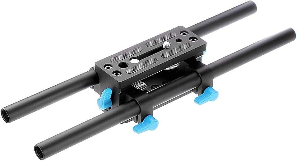 Fotga DP3000 M2 15mm Schiene Rail Rod Basisplatte Base Plate Support for Follow Focus Matte Box DSLR Camera A7 GH4 GH5