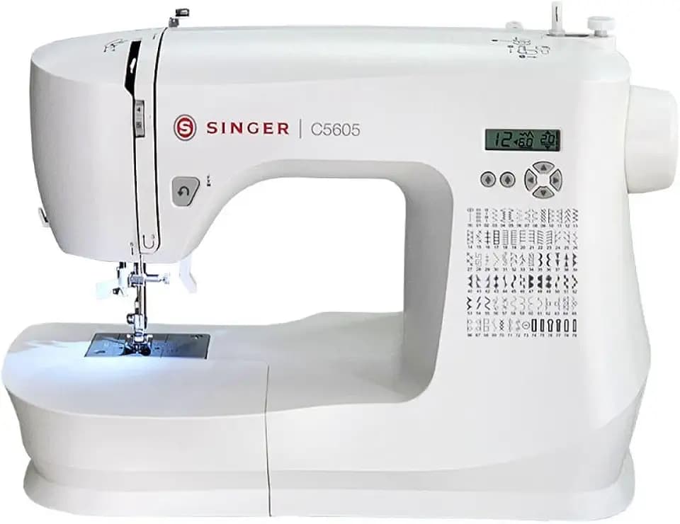 SINGER C5605 Macchina per cucire elettronica, punti di cucitura, elastici, ricami punti decorativi,asole Doppia lazata del piedino per tessuti spessi CUCIREONLINE