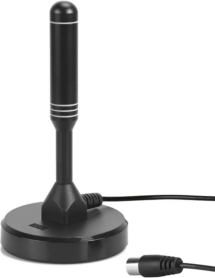 August DTA240 tragbare DVB-T/DVB-T2 Antenne mit Magnetfuß&hoher Verstärkung