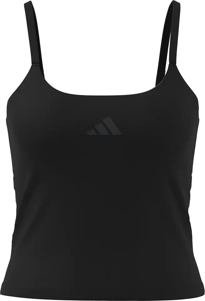 adidas Damen Optime Workout Tank with Integrated Light Support Bra Tanktop (1er Pack)