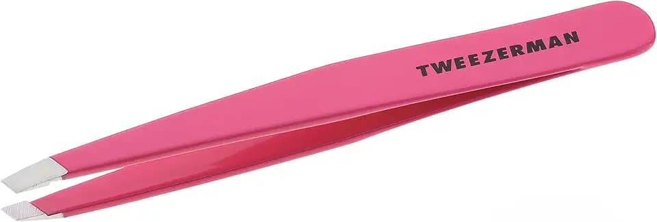 Tweezerman Slant Tweezer – Tweezerman Tweezers for Eyebrows Neon Pink