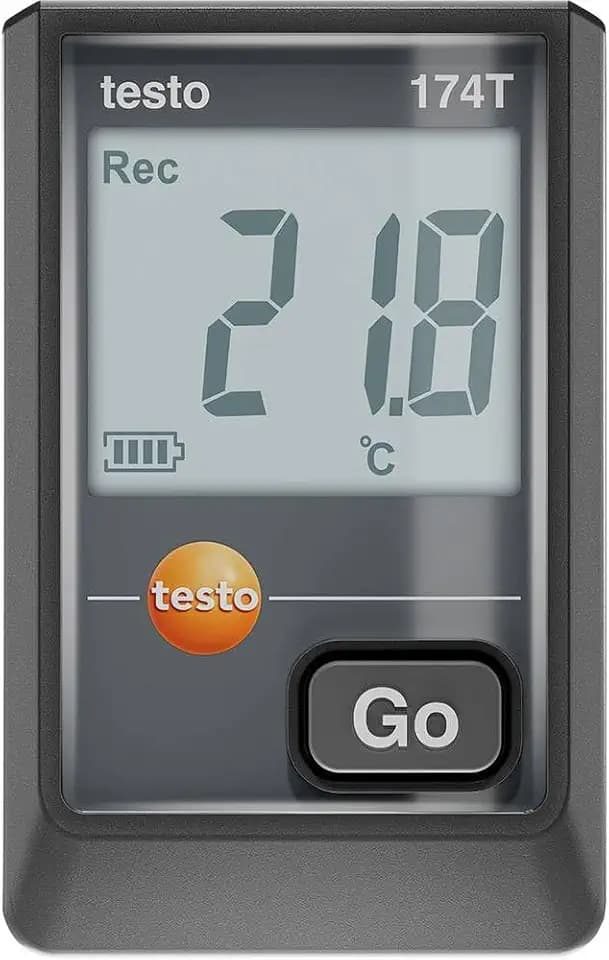 Testo 0572 1740 02 174 T Mini-Temperatur-Datenlogger, -30 bis 70 °C, LCD