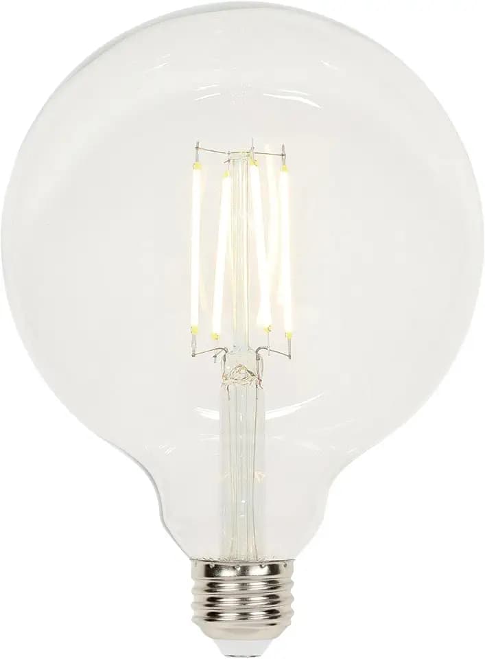 Westinghouse 5317500 G40 LED Light Bulb, Dimmable, Medium Base, Clear