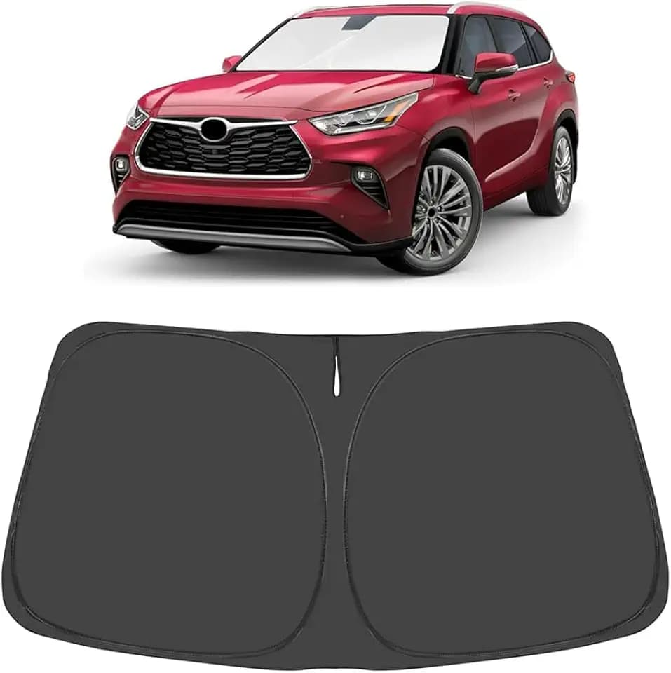 Proadsy Custom Fit Car Windshield Sun Shade for 2020-2026 Toyota Highlander