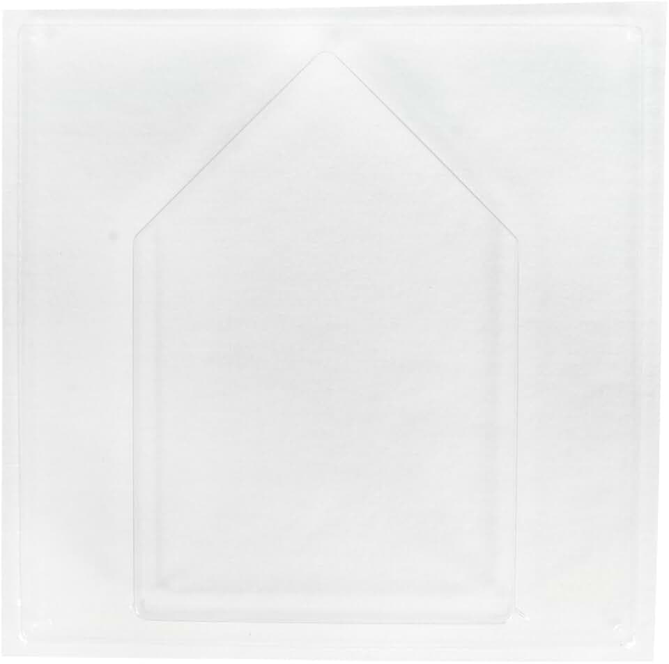 RAYHER HOBBY 36061000 Gießform Haus, Pet, Beton Gießformen, ideal zum Ausgießen mit Kreativ-Beton, Raysin-Gießpulver, Wachs, Seife, 16 x 23,5 cm, Tiefe 3 cm