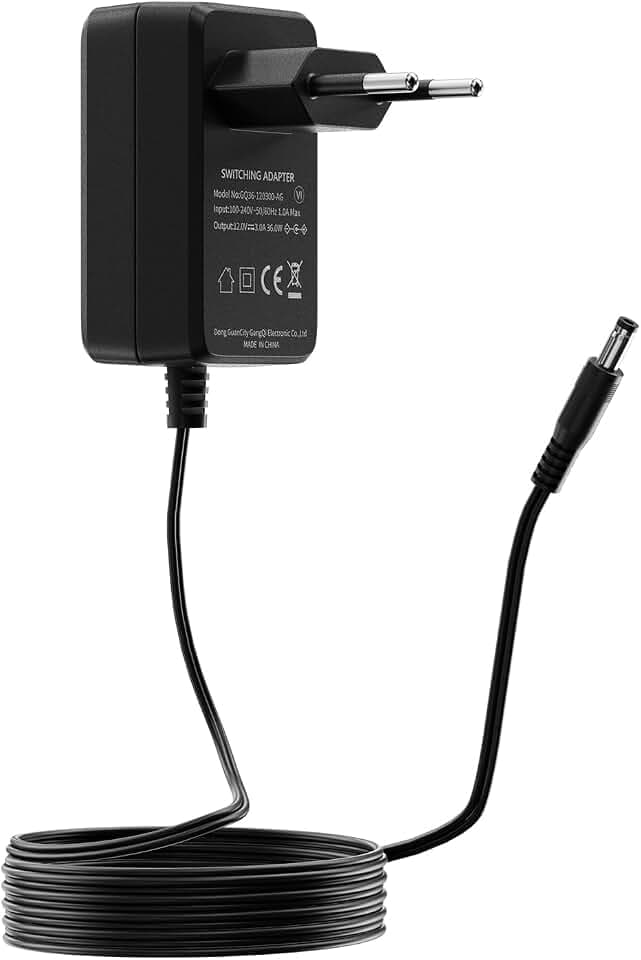 REIGY 12V 3A Netzteil AC DC Adapter 100-240v 50-60hz, CE Akkreditierung 36W EU Stecker, Stromversorgung 3A 2A 1A für NVR DVR, LED Streifen Lichter, Router, Kamera, Monitor Power Supply